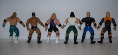 Lot of Vintage 1990s Jakks Pacific Wrestling Action Figures WWF