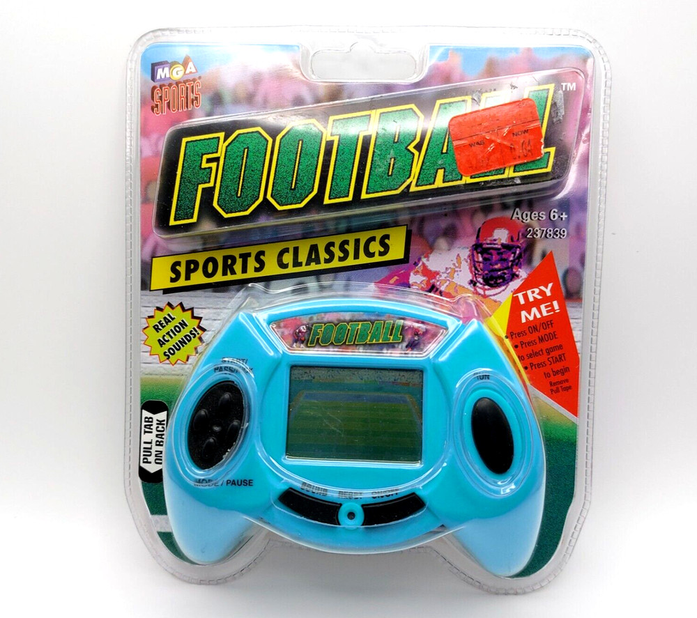 Football Sports Classics (1999) MGA Entertainment Handheld Game NEW Sealed