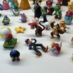 Lot of Super Mario Bros Figurines donkey kong Princess Peach Luigi 30+ Pcs