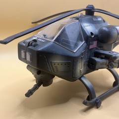 GI Joe 2001 Funrise Hasbro Power U.S. Army Helicopter 2HQ-12 Works Lights Sounds