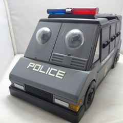 Vintage Robocop Delta Swat Team Police Van Armored Vehicle Figure Playset Truck