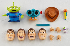 Kaiyodo Legacy of Revoltech Pixar Toy Story Woody Ver 1.5 Action Figure In Hand