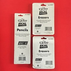 original TOY STORY DISNEY variety SCHOOL SUPPLIES lot – VINTAGE 1990’S – NEW NOS