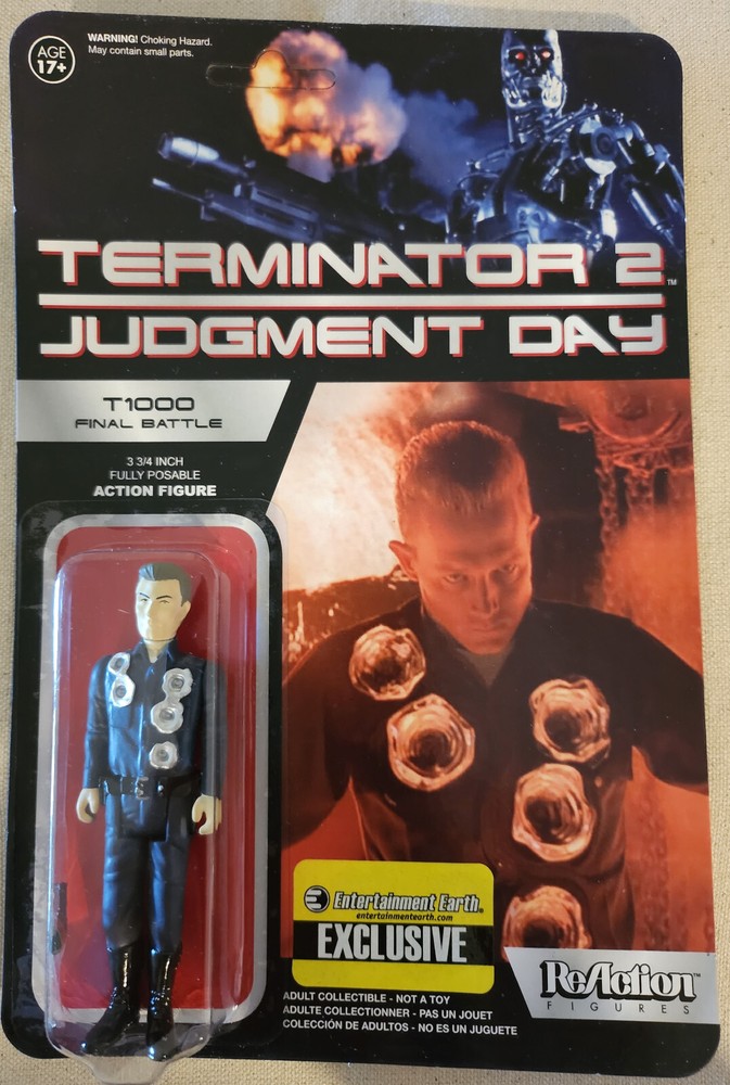 T1000 Final Battle BULLET DAMAGE Terminator 2 Figure EE Exclusive