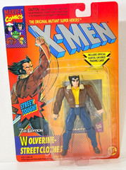 Vintage Marvel X-Men Lot of 5 Wolverines 1991-96 w/Official Trading Card NEW