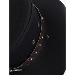 New Artificial Suede Western Cowboy Hats Vintage Big-edge Gentlemen Cowgirl