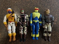 GI Joe: Lot of 4 VTG 1990s Loose Cobra Air Pilot