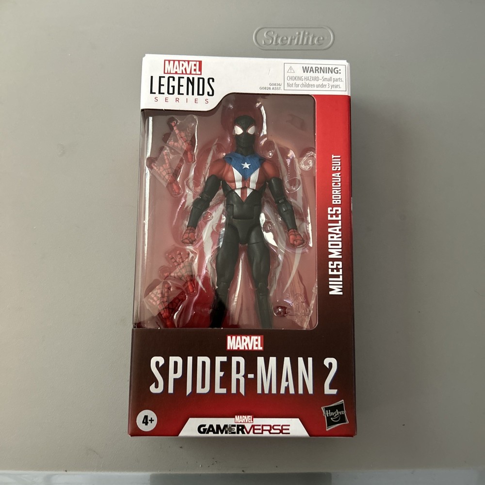 Marvel Legends SPIDER-MAN 2 Gamerverse MILES MORALES BORICUA SUIT 6” Figure New!