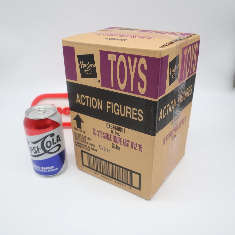 FULL UNOPENED CASE PACK OF 8 G.I. JOE ACTION FIGURES – NEW & Factory Sealed!