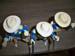 Galoob Of The Galaxy Rangers 1986 NEAR COMPLETE LOT OF 3 GOOSE ZACHARY FOX