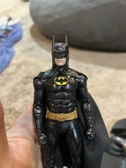 McFarlane Batman 1989 and Batmobile CUSTOM PAINT Gold Label Set Complete
