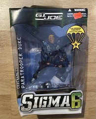 Hasbro G.l. Joe Sigma 6 Paratrooper Duke Action Figure w/ Working Parachute New