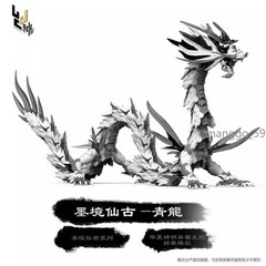 SHENX FX-1200M Cang Long White Color Version Model Kit Assemble Plastic Gift New