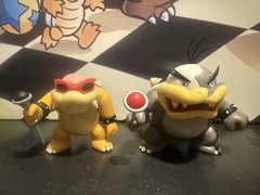 ALL 7 Koopa Kids Super Mario 2.5” W/ Wands Roy Morton Jakks Toys Nintendo GREAT!