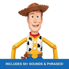 Disney Pixar Toy Story 5 Running Woody 12 Inch Action Figure 50+ Sounds