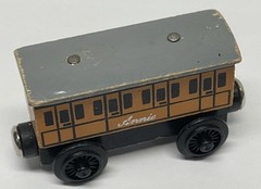 Vtg FIRST EDITION ANNIE Staples Wood Thomas & Friends Wooden Railway Train RARE