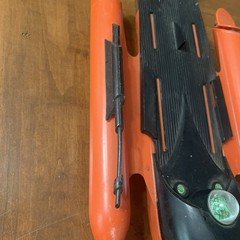 Vtg. 1966 Hasbro G.I. Joe Sea Sled INCOMPLETE Orange Black Toy Plastic Battery