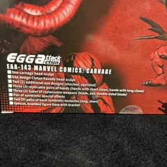 Beast Kingdom Egg Attack Action (EAA)-143 Carnage (Marvel Spider-man) NIB