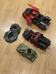 Lot Of Vintage 1980’s GI Joe Parts Pieces Lot Vehicles Tank