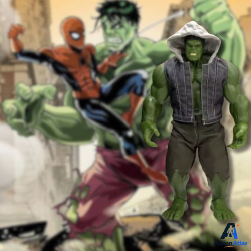 40CM Anime Hulk Action Figures Characters Desktop Ornaments LargeHulk Doll Model