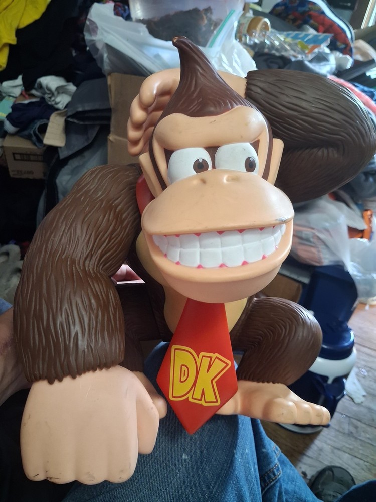 Nintendo 2008 Donkey Kong 12″ Action Figure Rare Htf