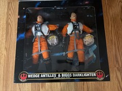 Star Wars Action Collection Wedge Antilles & Biggs Darklighter 12″ Figures NEW
