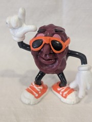 Vintage California Raisins Music Band PVC Vinyl Figures 1987 Set of 4