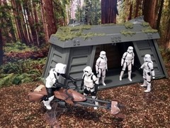 Oversize Endor Forest Backdrop Star Wars TVC Black Series Hasbro Kenner