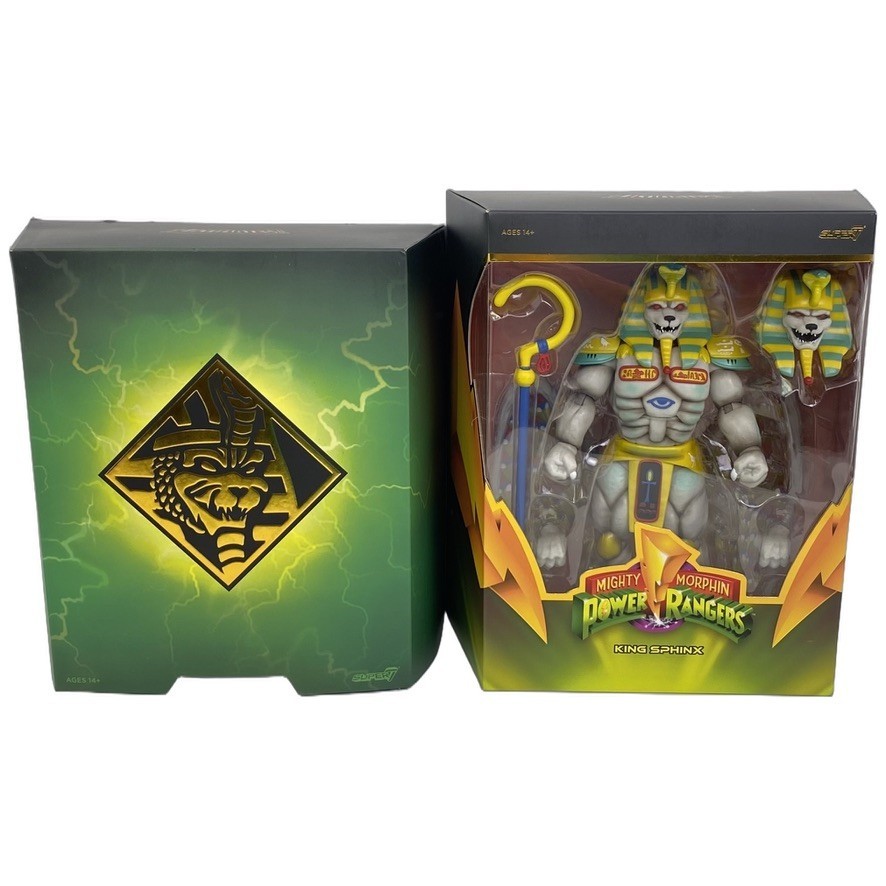 Super 7 Ultimates Mighty Morphin Power Rangers King Sphinx Action Figure New