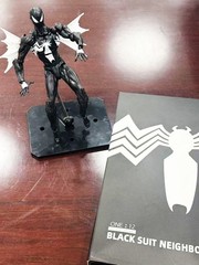 Boxed Mess Toys Black Suit Spider-Man Neighbor Symbiote Action Figure