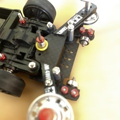 Tamiya Mini 4WD MS Flex Dual Ridge Hyper Dash PRO Motor Carbon Finished