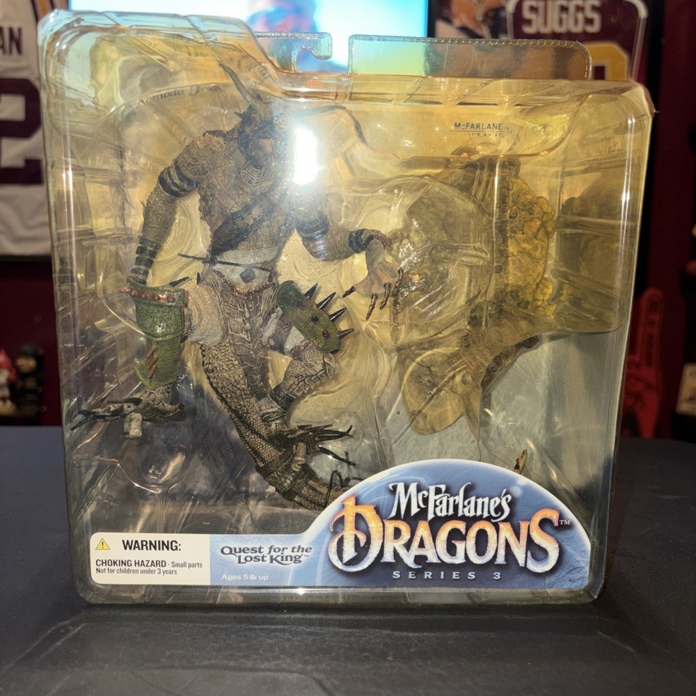 McFarlane’s Dragons Series 3 Komodo Dragon Clan Figure New Quest For The Lost