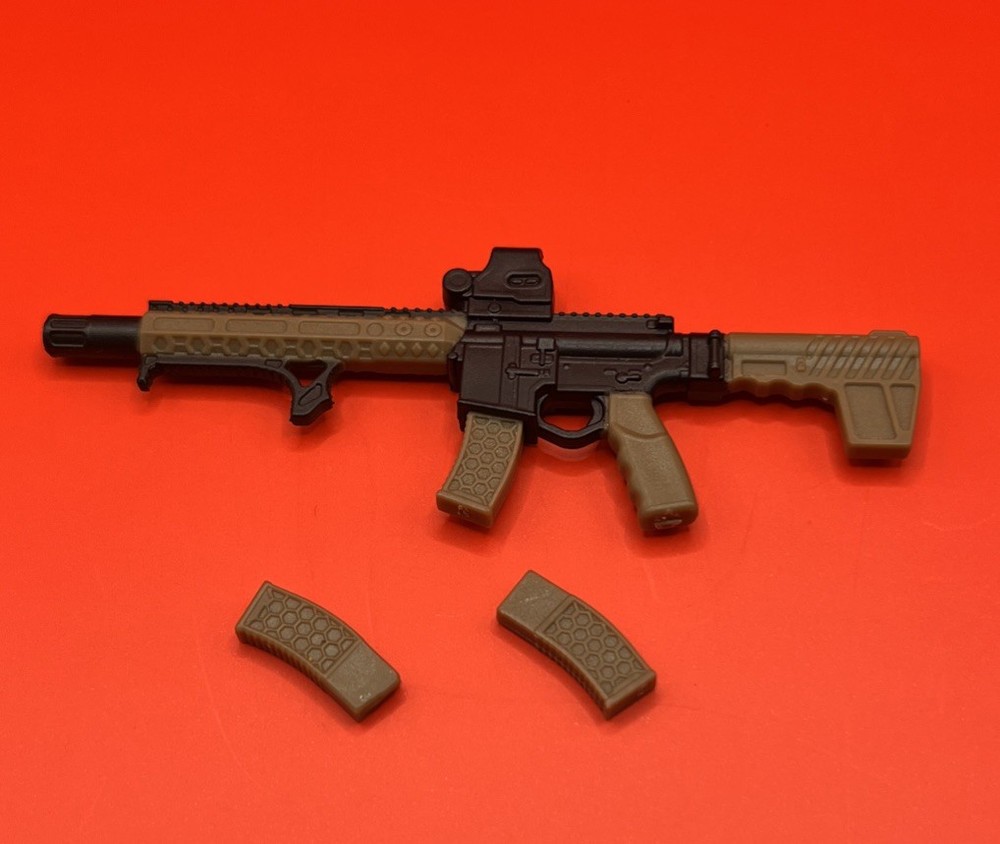 Valaverse Vane AR-15 + Mags Fodder 1/12 Scale 2026 The Black Tan & Black