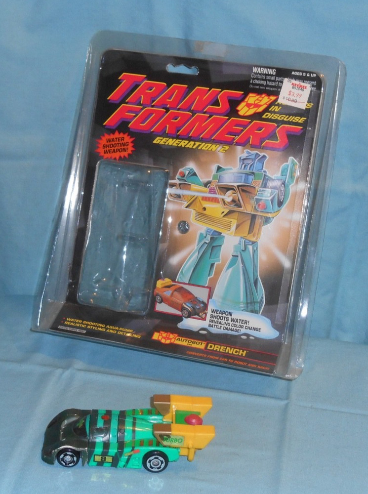 original G2 Transformers DRENCH 100% COMPLETE + original OPENED package FREESHIP