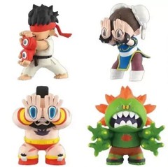 Grape Brain Street Fighter Figure Collection Complete Set of 4