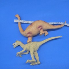 1986 1997 Vintage Dinosaur Lot Tyrannosaurus Rex T-Rex Velociraptor Apatosaurus