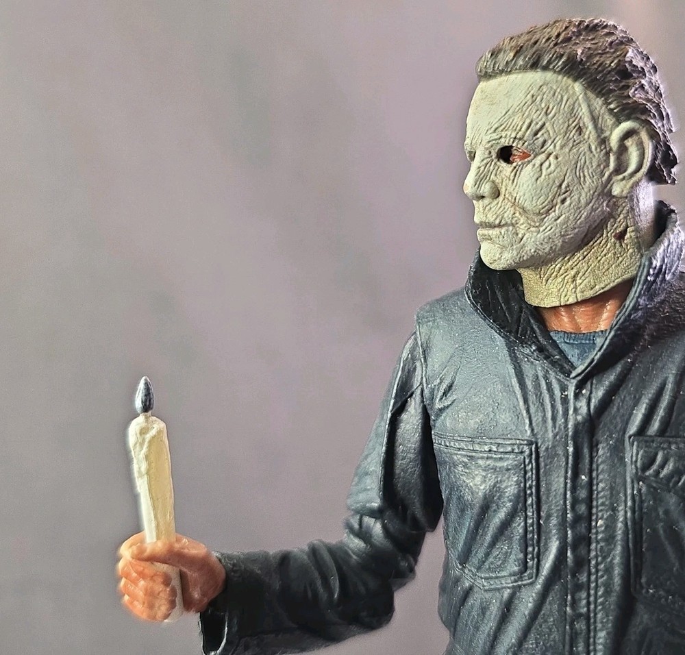 NECA 7″ Scale Figure Fodder CANDLE accessory Black & White [Vincent Price]