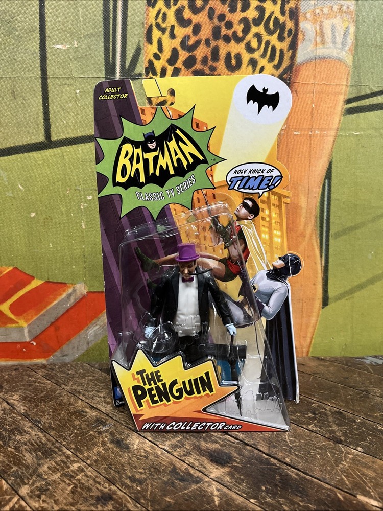 BATMAN 1966 CLASSIC TV SERIES THE PENGUIN FIGURE MOVIE RETRO DC COMICS NECA RARE