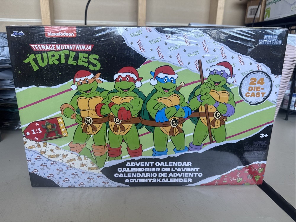 SEALED – Teenage Mutant Ninja Turtles Advent Calendar 24pc Diecast Mini Figures