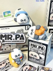 ToyCity MR.PA’s Working Week Series Confirmed Figure Toys Art Gifts！