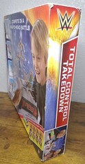 WWE Total Control Takedown Double Attack Wrestler Ring Playset Monday Night RAW