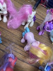 My Little Pony Toy Lot, 19 Various Ponies & Sizes, Used
