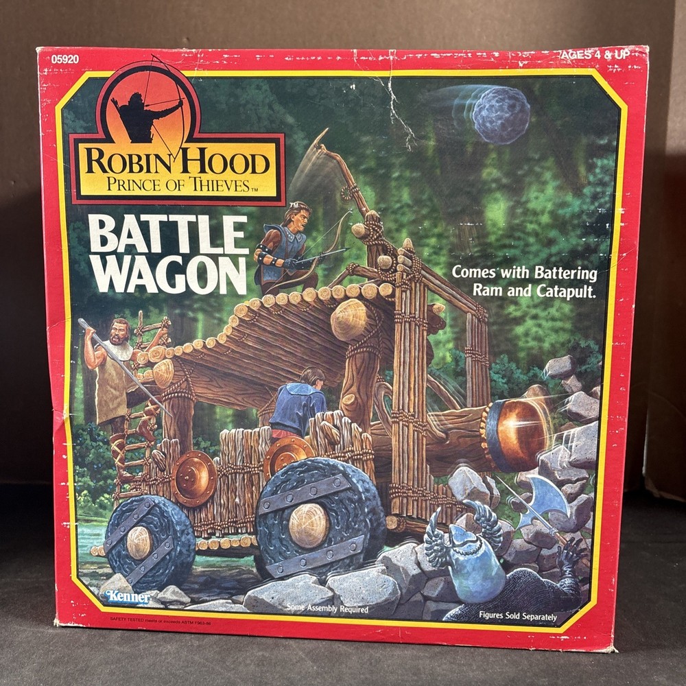 BATTLE WAGON ROBIN HOOD PRINCE OF THIEVES PLAYSET VEHICLE KENNER SEALED
