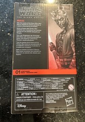 Hasbro Star Wars: The Black Series Maul (Maul Shadow Lord) 01 6 Inch NEW In Hand