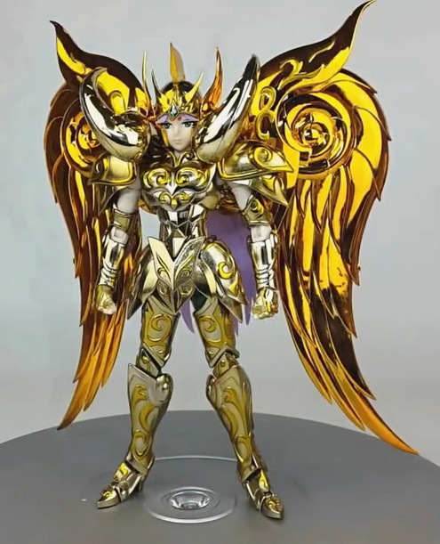 MC Saint Seiya Cloth Myth EX Soul of Gold GOD Cloth Aries Mu Metal With Object