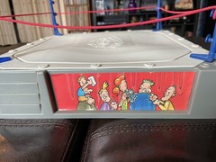1990 Superstar Pro Wrestling Ring Toymax Partially Complete With Original Box
