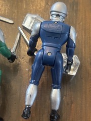 Soma 1994 Sonic Ranger Blue Green Red Chrome Light Up eyes 4″ – Untested W Acc