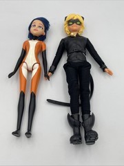 2 Miraculous Ladybug Dolls: Cat Noir 11″ Action Fashion Doll Figure Toy T4