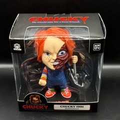 Chucky 1991 Half Face Bobblehead CultureFly Universal Horror Figure NIB