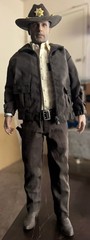 ThreeZero The Walking Dead Rick Grimes 12 in Action Figure. See Description
